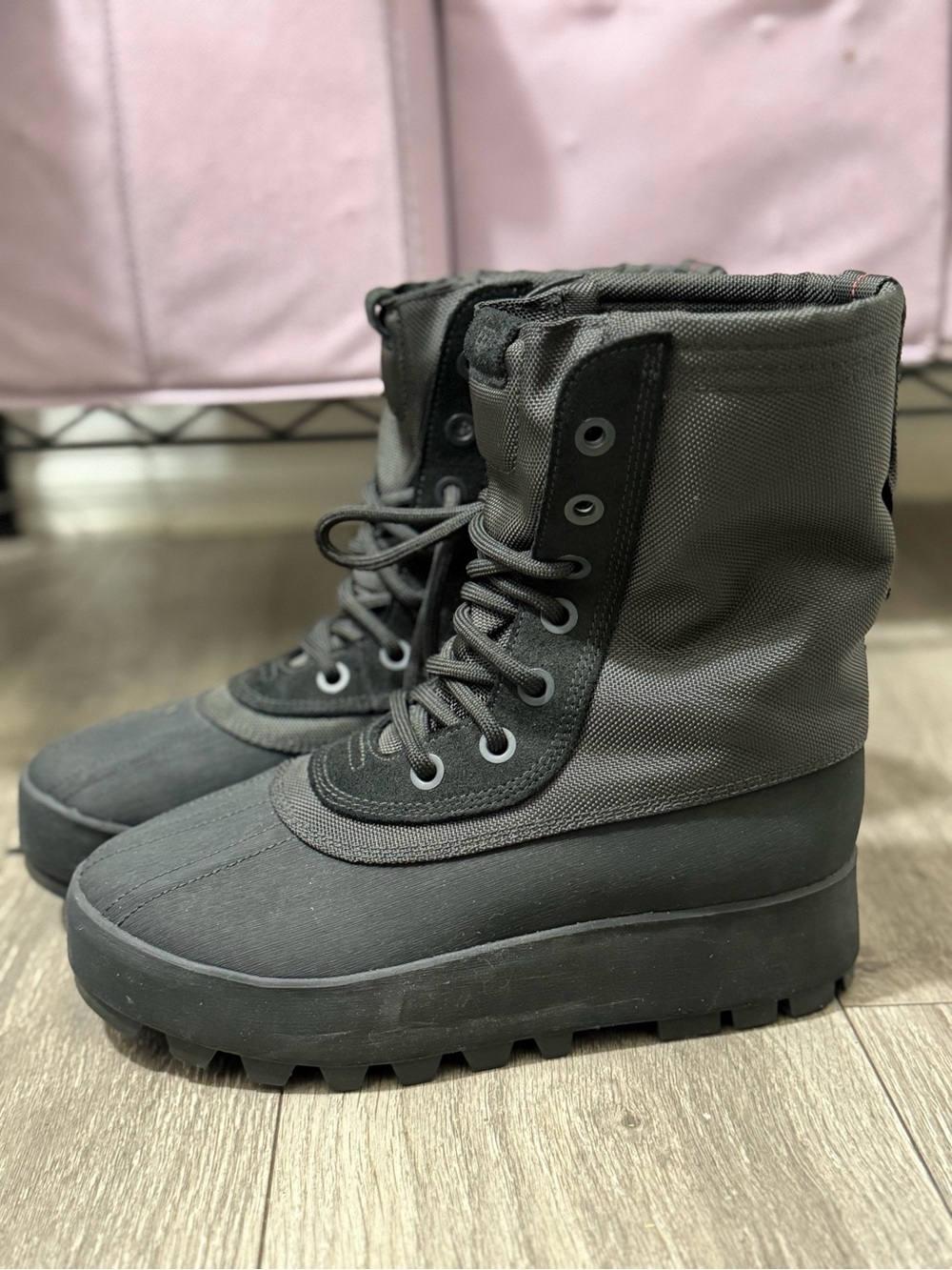 Yeezy 950 black pirate boots